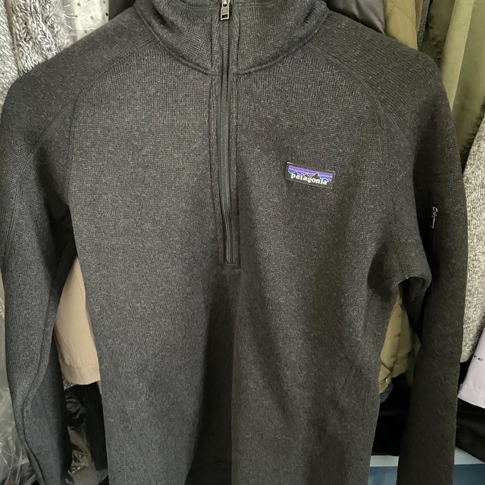 patagonia better sweater quarter zip fleece xs